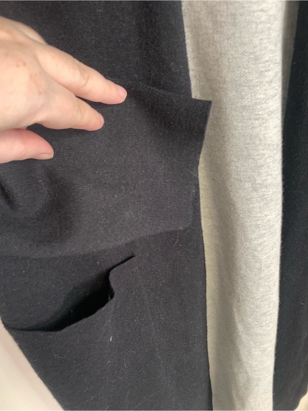 Babaton Lance Black Wool Blend Long Cardigan M - Picture 9 of 11